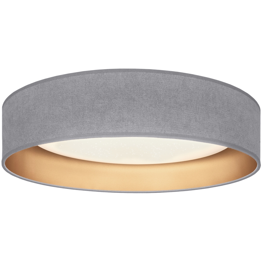 Brilagi - LED димируемо таванно осветително тяло VELVET SMARTIX STARS LED/36W/230V 3000-6000K Ø 55 см сиво/златисто Wi-Fi Tuya Beacon + дистанционно управление