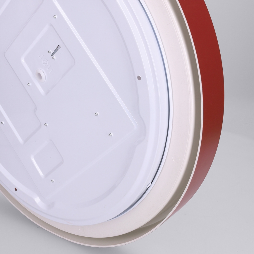 Brilagi - Димируемо LED таванно осветително тяло MATTEO LED/48W/230V 3000-6500K Ø 41 см червено + дистанционно управление