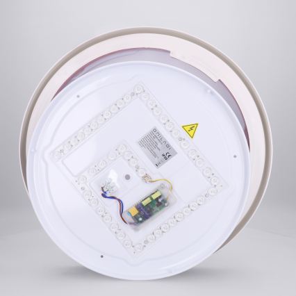 Brilagi - Димируемо LED таванно осветително тяло MATTEO LED/48W/230V 3000-6500K Ø 41 см червено + дистанционно управление