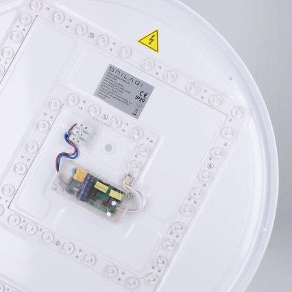 Brilagi - LED димируемо таванно осветително тяло NANCI LED/60W/230V 3000-6500K Ø 49 cm бяло + дистанционно управление