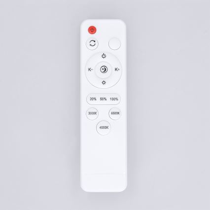 Brilagi - LED димируемо таванно осветително тяло NANCI LED/60W/230V 3000-6500K Ø 49 cm бяло + дистанционно управление