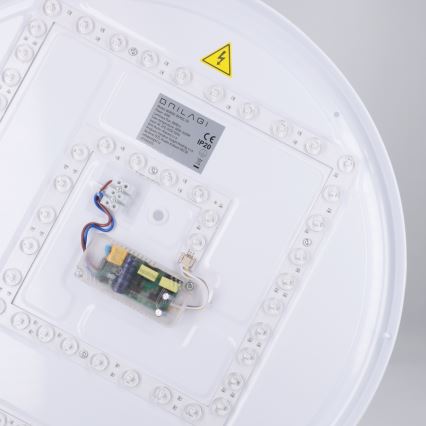 Brilagi - LED димируемо таванно осветително тяло NANCI LED/60W/230V 3000-6500K Ø 49 cm бяло + дистанционно управление