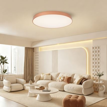 BRILAGI - димируемо таванно LED осветително тяло POOL SMART LED/100W/230V 3000-6000K pr. 80 cm Wi-Fi Tuya в меден цвят + дистанционно управление