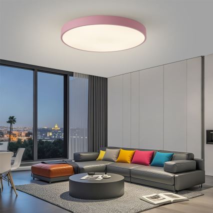 Brilagi - LED Димируемо осветително тяло POOL SMART LED/100W/230V диаметър 80 cm 3000-6000K Wi-Fi Tuya + дистанционно управление розово