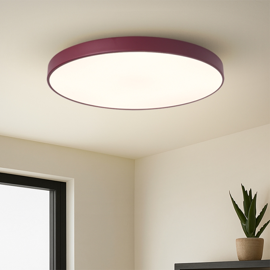 Brilagi - Димируемо LED осветително тяло POOL SMART LED/100W/230V Ø 80 cm 3000-6000K Wi-Fi Tuya + дистанционно управление бордо