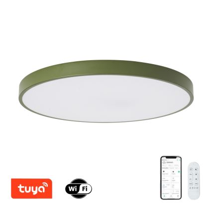 Brilagi - Димируемо LED осветително тяло POOL SMART LED/100W/230V Ø 80 см Wi‑Fi Tuya + дистанционно управление зелено