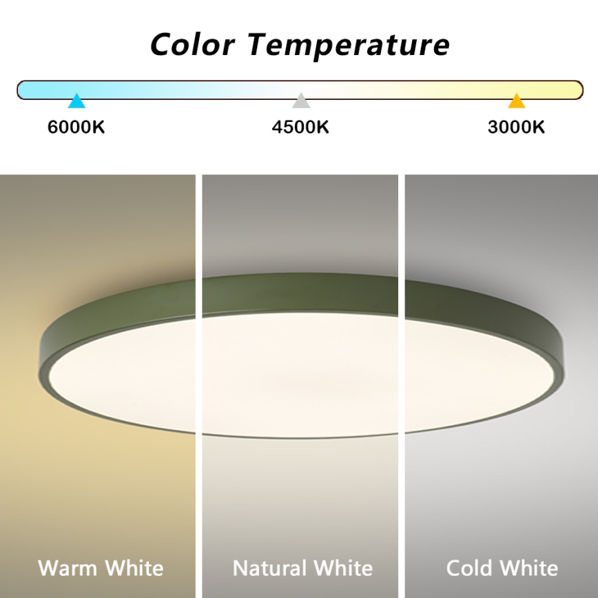 Brilagi - LED димируемо осветително тяло POOL SMART LED/100W/230V диаметър 80 см 3000-6000K Wi-Fi Tuya + дистанционно управление зелено