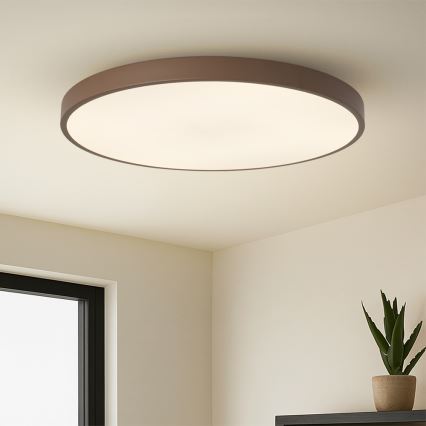 Brilagi - Димируемо LED осветително тяло POOL SMART LED/128W/230V Ø 100 см 3000-6000K Wi-Fi Tuya + дистанционно управление кафяво
