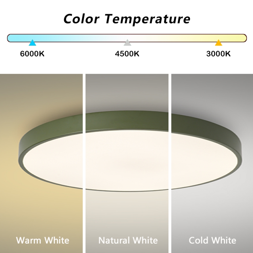 Brilagi - LED димируемо осветително тяло POOL SMART LED/128W/230V диаметър 100 см 3000-6000K Wi-Fi Tuya + дистанционно управление зелено