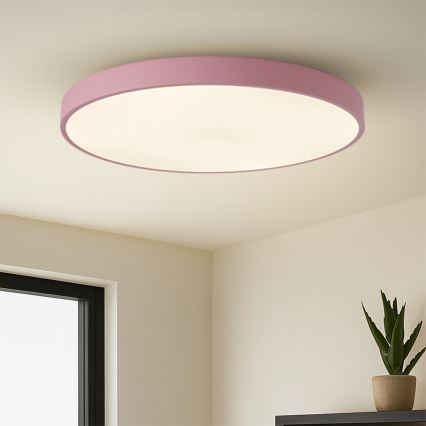 Brilagi - Димируемо LED осветително тяло POOL SMART LED/128W/230V диам. 100 cm 3000-6000K Wi-Fi Tuya + дистанционно управление розово