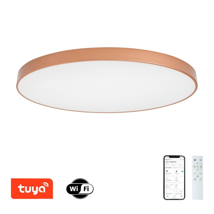BRILAGI - LED димируемо таванно осветително тяло POOL SMART LED/180W/230V 3000-6000K 120 cm медно Wi-Fi Tuya + дистанционно управление