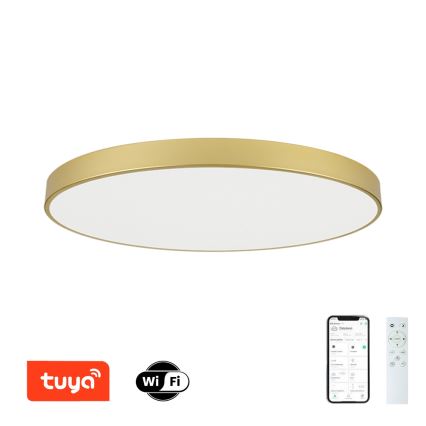 Brilagi - LED димируемо таванно осветително тяло POOL SMART LED/180W/230V 3000-6000K 120 cm златисто Wi-Fi Tuya + дистанционно управление