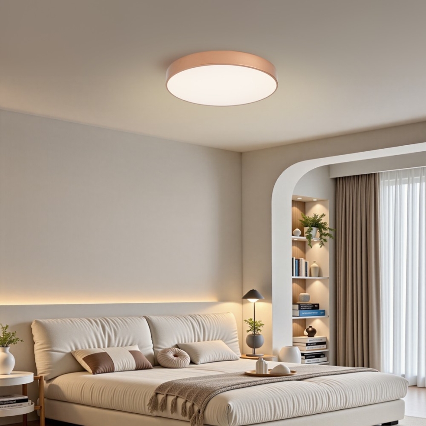 Brilagi - Димируема LED плафониера POOL SMART LED/60W/230V 3000-6000K Ø 50 см Wi-Fi Tuya в бронзов цвят + дистанционно управление