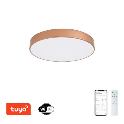 Brilagi - Димируема LED плафониера POOL SMART LED/60W/230V 3000-6000K Ø 50 см Wi-Fi Tuya в бронзов цвят + дистанционно управление