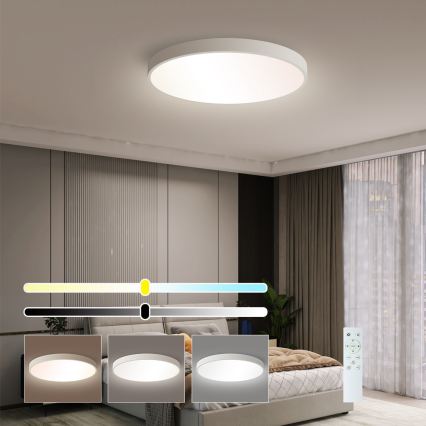 Brilagi - Димируемо бяло таванно осветително тяло POOL SMART LED/60W/230V 50 cm 3000-6000K Wi-Fi Tuya + дистанционно управление