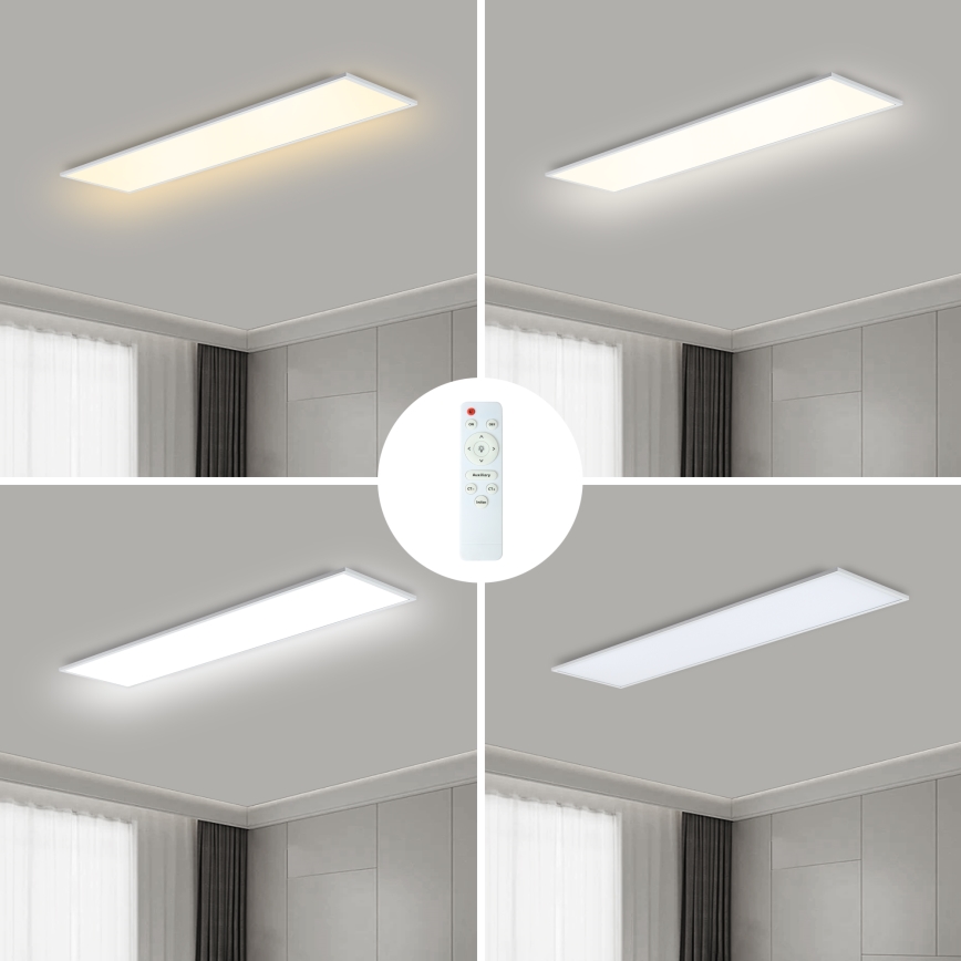 Brilagi - Димируемо таванно осветително тяло SLIMFRAME LED/58W/230V 120x30 см 3000-6000K бяло + дистанционно управление