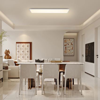 Brilagi - Димируемо таванно осветително тяло SLIMFRAME LED/58W/230V 120x30 см 3000-6000K бяло + дистанционно управление