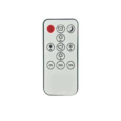 Brilagi - LED плафон с възможност за димиране ULTRA SLIM LED/18W/230V 2700-6500K 30x30 cm черен + дистанционно управление