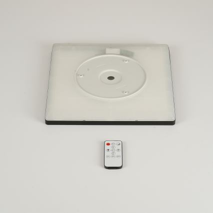 Brilagi - LED регулируемо таванно осветително тяло ULTRA SLIM LED/18W/230V 2700-6500K 30x30 см черно + дистанционно управление
