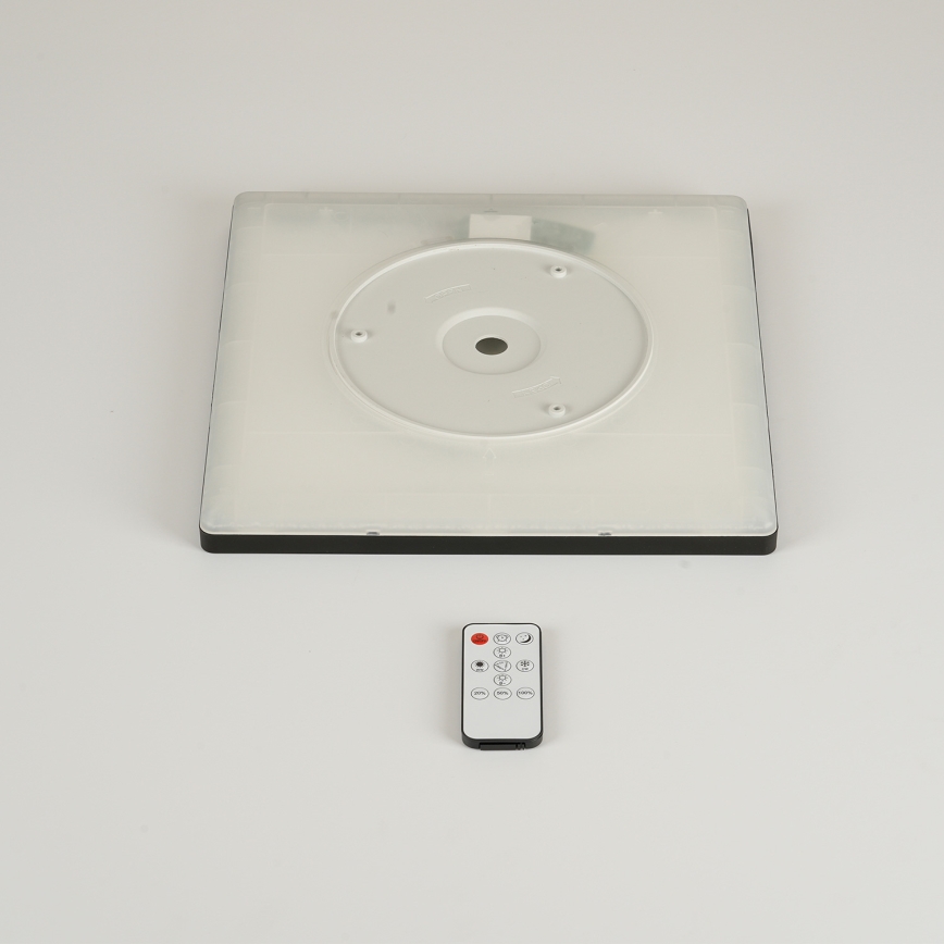 Brilagi - LED регулируемо таванно осветително тяло ULTRA SLIM LED/18W/230V 2700-6500K 30x30 см черно + дистанционно управление
