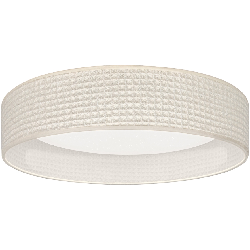 BRILAGI - LED димируемо таванно осветително тяло VELVET SMARTIX STARS LED/24W/230V 3000-6000K Ø 45 см в кремав цвят Wi-Fi Tuya Beacon + дистанционно управление
