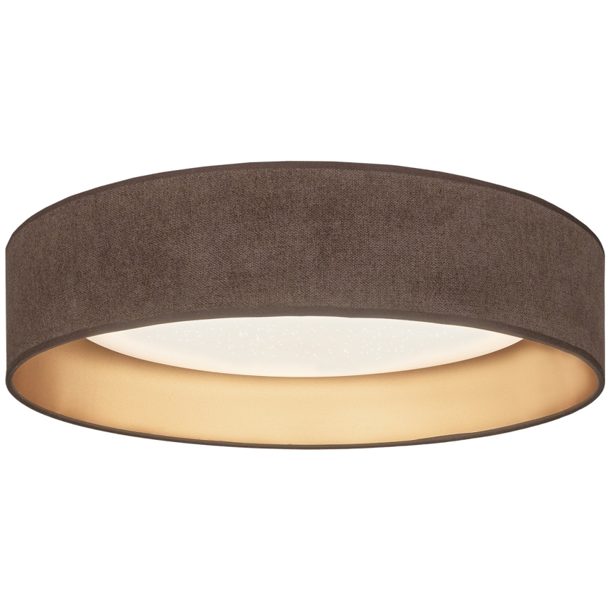Brilagi - Димируем LED плафон VELVET SMARTIX STARS LED/36W/230V 3000-6000K диаметър 55 см кафяв/златен Wi-Fi Tuya Beacon + дистанционно управление