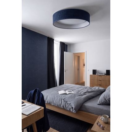 Brilagi - димируемо LED таванно осветително тяло VELVET SMARTIX LED/36W/230V 3000-6000K диаметър 55 см синьо Wi-Fi Tuya Beacon + дистанционно управление