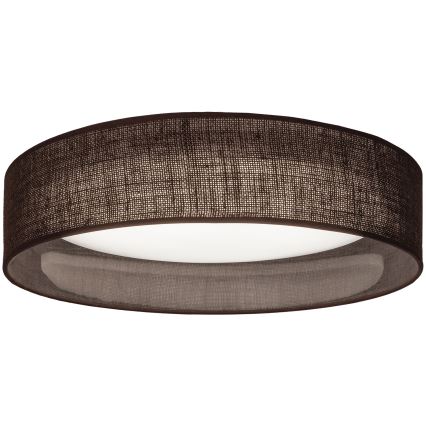 Brilagi - димируема LED таванна лампа VELVET SMARTIX LED/36W/230V 3000-6000K Ø 55 см кафява Wi-Fi Tuya Beacon + дистанционно управление