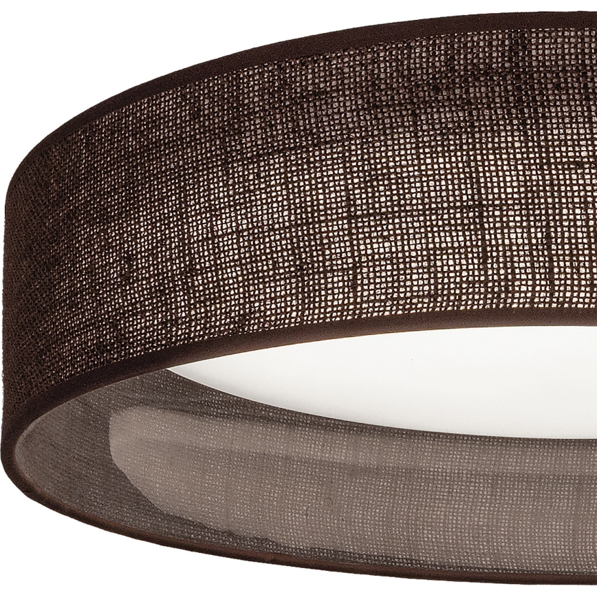 Brilagi - димируема LED таванна лампа VELVET SMARTIX LED/36W/230V 3000-6000K Ø 55 см кафява Wi-Fi Tuya Beacon + дистанционно управление