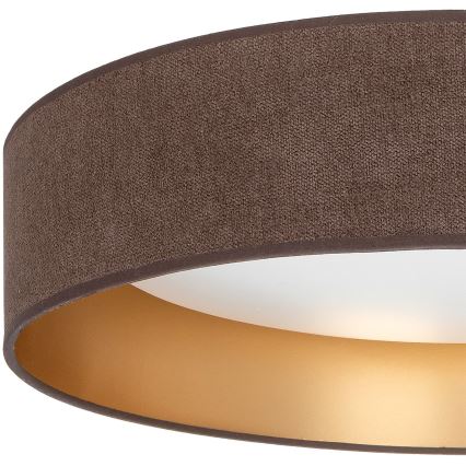 Brilagi - димируемо LED таванно осветително тяло VELVET SMARTIX LED/36W/230V 3000-6000K Ø 55 см кафяво/златисто Wi‑Fi Tuya Beacon + дистанционно управление