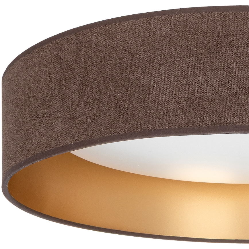 Brilagi - димируемо LED таванно осветително тяло VELVET SMARTIX LED/36W/230V 3000-6000K Ø 55 см кафяво/златисто Wi‑Fi Tuya Beacon + дистанционно управление