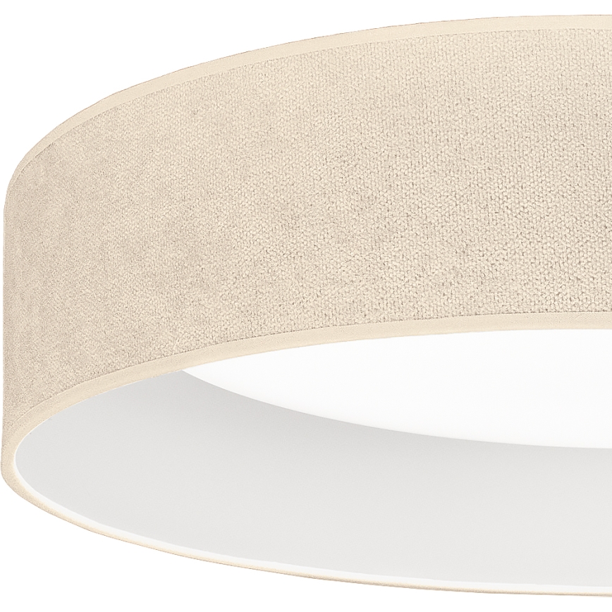 Brilagi - LED димируема таванна лампа VELVET SMARTIX LED/36W/230V 3000-6000K Ø 55 см кремава Wi-Fi Tuya Beacon + дистанционно управление
