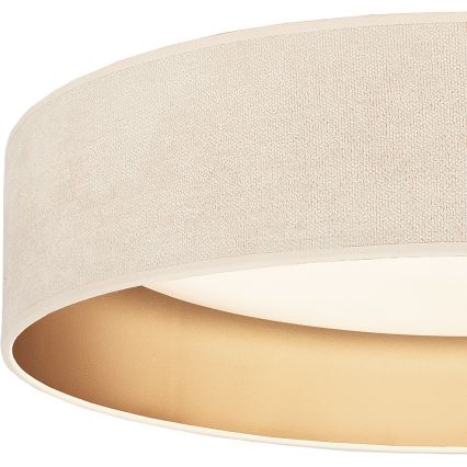 Brilagi - LED димируемо таванно осветително тяло VELVET SMART VARI LED/24W/230V 3000-6500K Ø45 см крем/злато + дистанционно управление