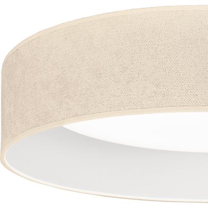 Brilagi - LED димируемо таванно осветително тяло VELVET SMART VARI LED/24W/230V 3000-6500K Ø 45 см кремаво + дистанционно управление