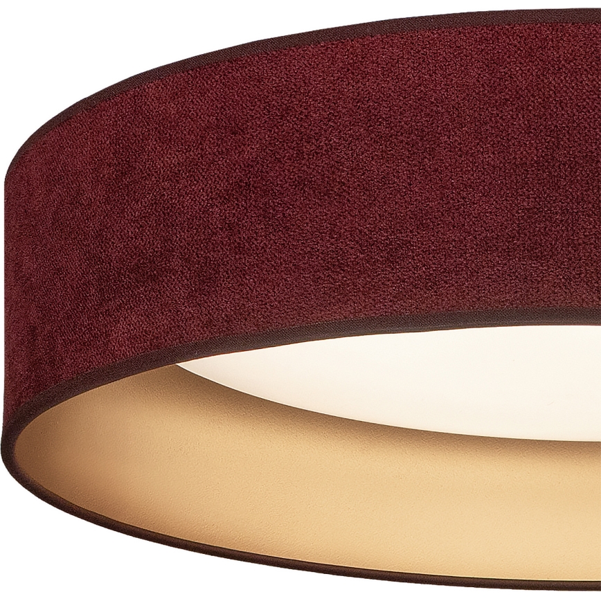 Brilagi - Димируема LED таванна лампа VELVET SMART VARI LED/36W/230V 3000–6500K Ø 55 см бордо/златисто + дистанционно управление