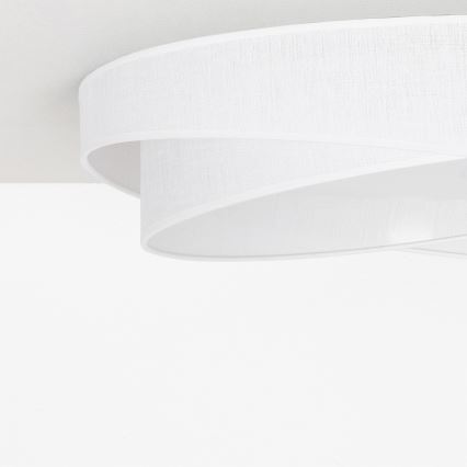 BRILAGI - LED димируемо таванно осветително тяло VELVET TWIST LED/36W/230V 3000-6000K Ø 65 см Wi-Fi Tuya Beacon бяло + дистанционно управление