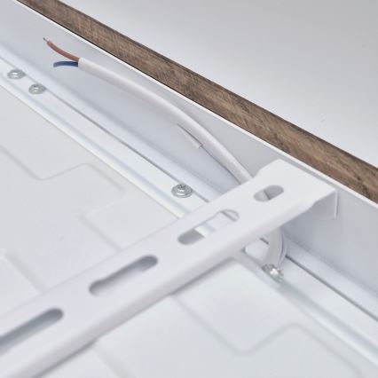 BRILAGI - LED Димируема таванна лампа за баня WOODY FRAME LED/50W/230V цвят дъб/орех 60x60 cm 3000-6000K IP44 + дистанционно управление