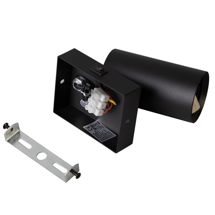 Brilagi - LED RGBW димируемо стенно точково осветително тяло SELE 1xGU10/4,8W/230V 3000K черно + дистанционно управление