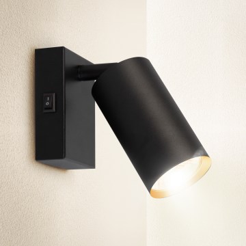 Brilagi - LED димируемо стеннo точково осветително тяло SELE 1xGU10/6,5W/230V 2700-6500K черно/златно
