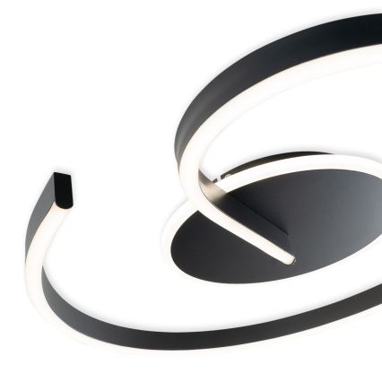 Brilagi - LED димируемо таванно осветително тяло SPIRAL LED/56W/230V Ø 50 см 3000/4000/6000K + дистанционно управление