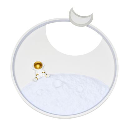 Brilagi - LED-димируема детска таванна лампа ASTRO LED/20W/230V Ø 50 см 3000–6000K астронавт + дистанционно управление