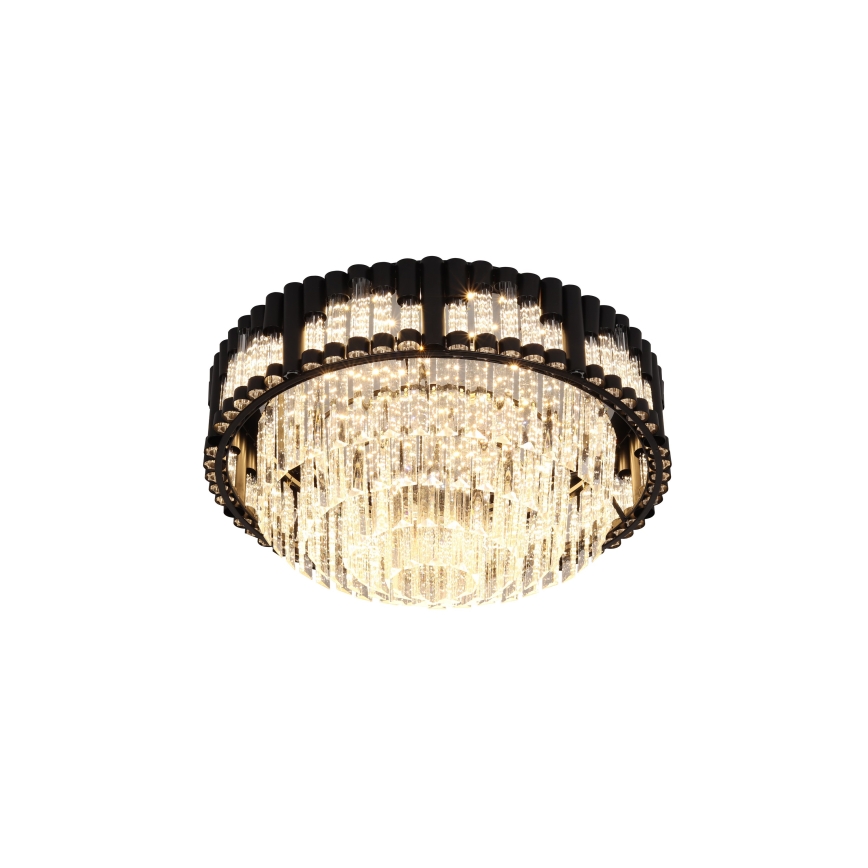 Brilagi - LED димируем плафон CROWN LED/41W/230V 3000-6000K Ø 48 см черен + дистанционно управление