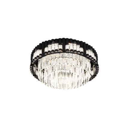 Brilagi - LED димируем плафон CROWN LED/41W/230V 3000-6000K Ø 48 см черен + дистанционно управление