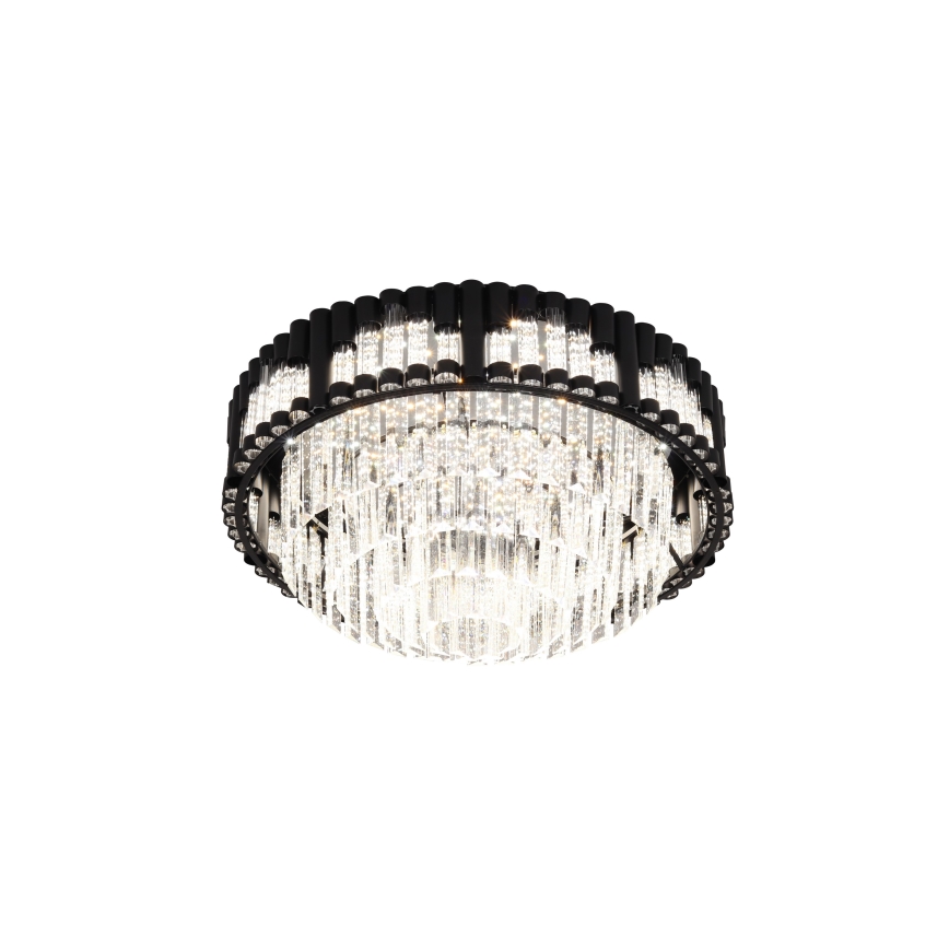 Brilagi - LED димируем плафон CROWN LED/41W/230V 3000-6000K Ø 48 см черен + дистанционно управление