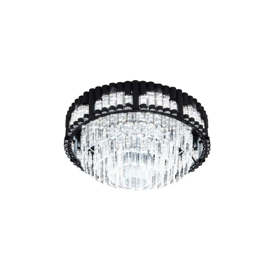 Brilagi - LED димируем плафон CROWN LED/41W/230V 3000-6000K Ø 48 см черен + дистанционно управление