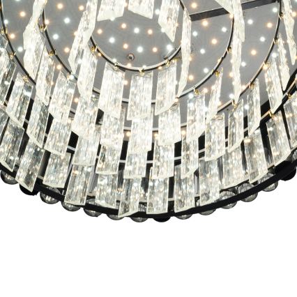 BRILAGI - LED димируем плафон CROWN LED/41W/230V 3000-6000K Ø 48 см черен + дистанционно управление