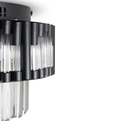 BRILAGI - LED димируем плафон CROWN LED/41W/230V 3000-6000K Ø 48 см черен + дистанционно управление