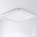 Brilagi - LED димируемо таванно осветително тяло ESTELA SQUARE LED/36W/230V 3000-6500K 31x31 cm бяло + дистанционно управление