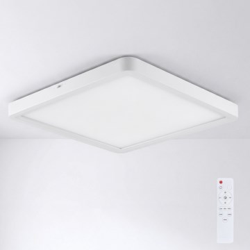 Brilagi - LED димируемо таванно осветително тяло ESTELA SQUARE LED/36W/230V 3000-6500K 31x31 cm бяло + дистанционно управление