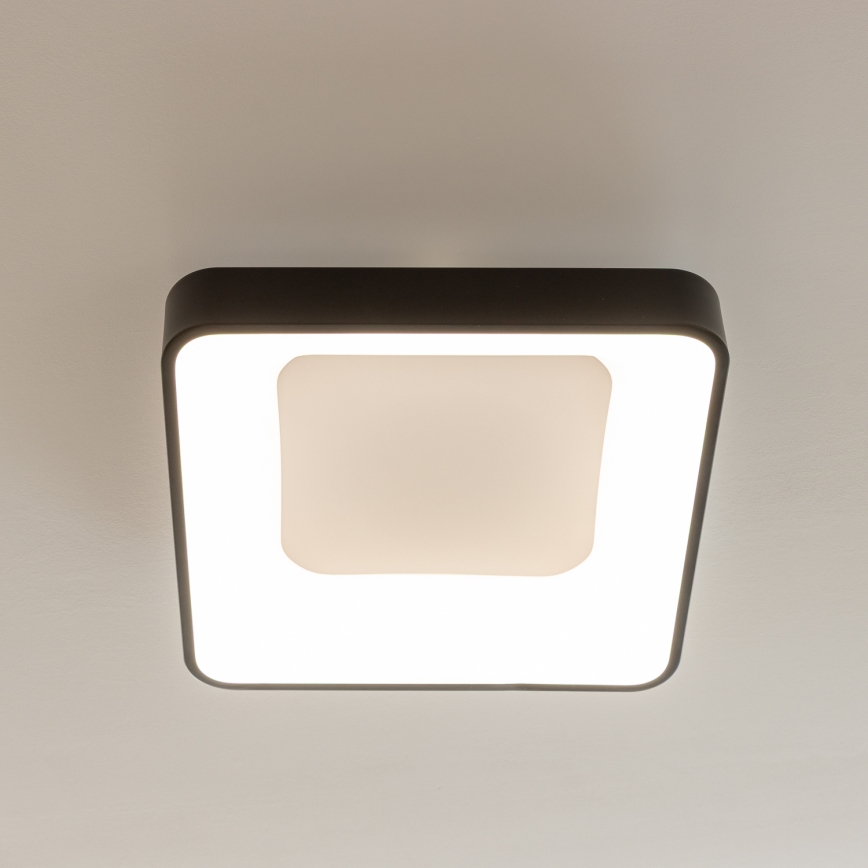 Brilagi - Димируемо LED таванно осветително тяло FALCON II LED/80W/230V 3000–6500K 40x40 см черно + дистанционно управление